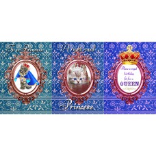 TRI-INSPIRAZION GREETING CARD Princess Birthday